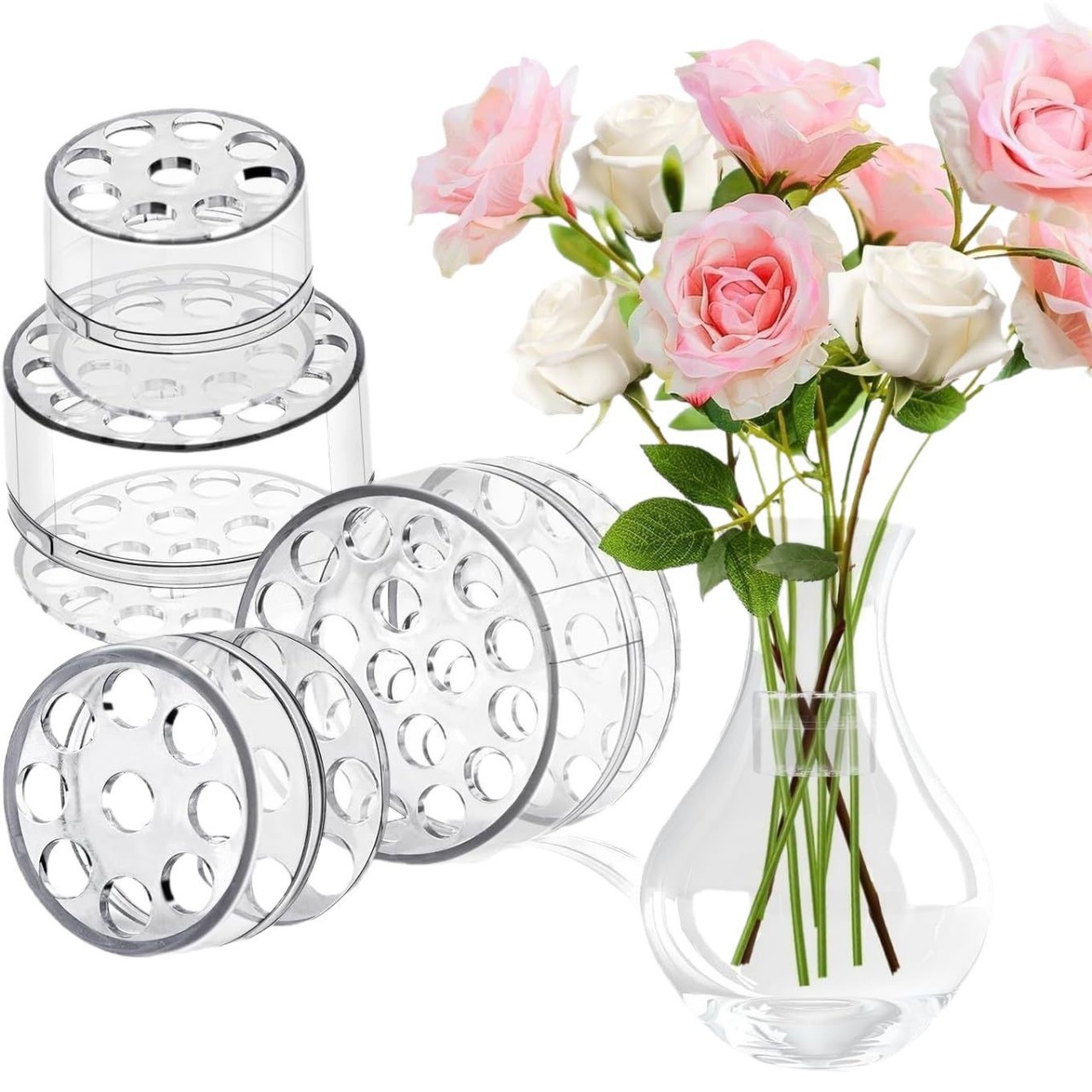 Florist Supply Bulk - Spiralny uchwyt na łodygi do ikebany,