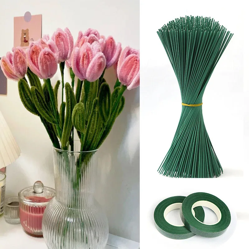 Florist Supply Bulk - Sztuczny drut do łodyg kwiatowych Pręt