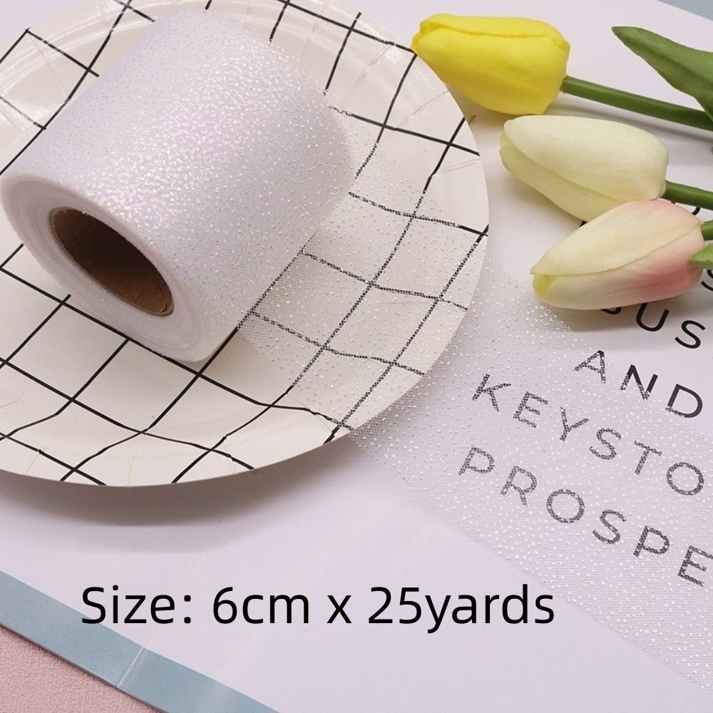 6CM 25 Jardów Kryształowe Wstą – Ribbon Organza Roll recenzja i cena