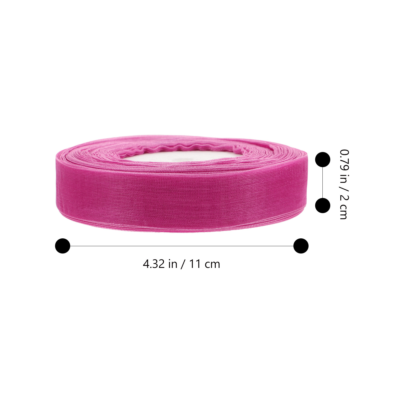 45,7 m Szyfonowa Organza w Kol – Ribbon Organza Roll recenzja i cena
