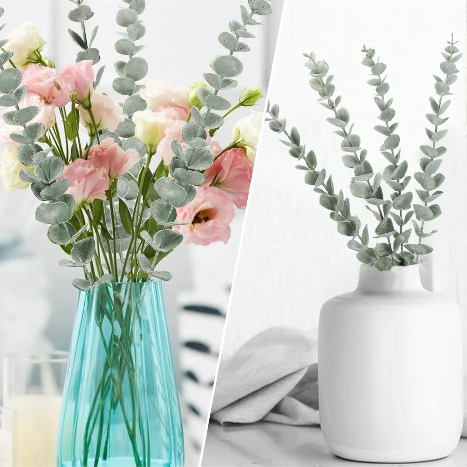 10 sztuk 38cm łodygi eukaliptu – Florist Supply Bulk recenzja i cena