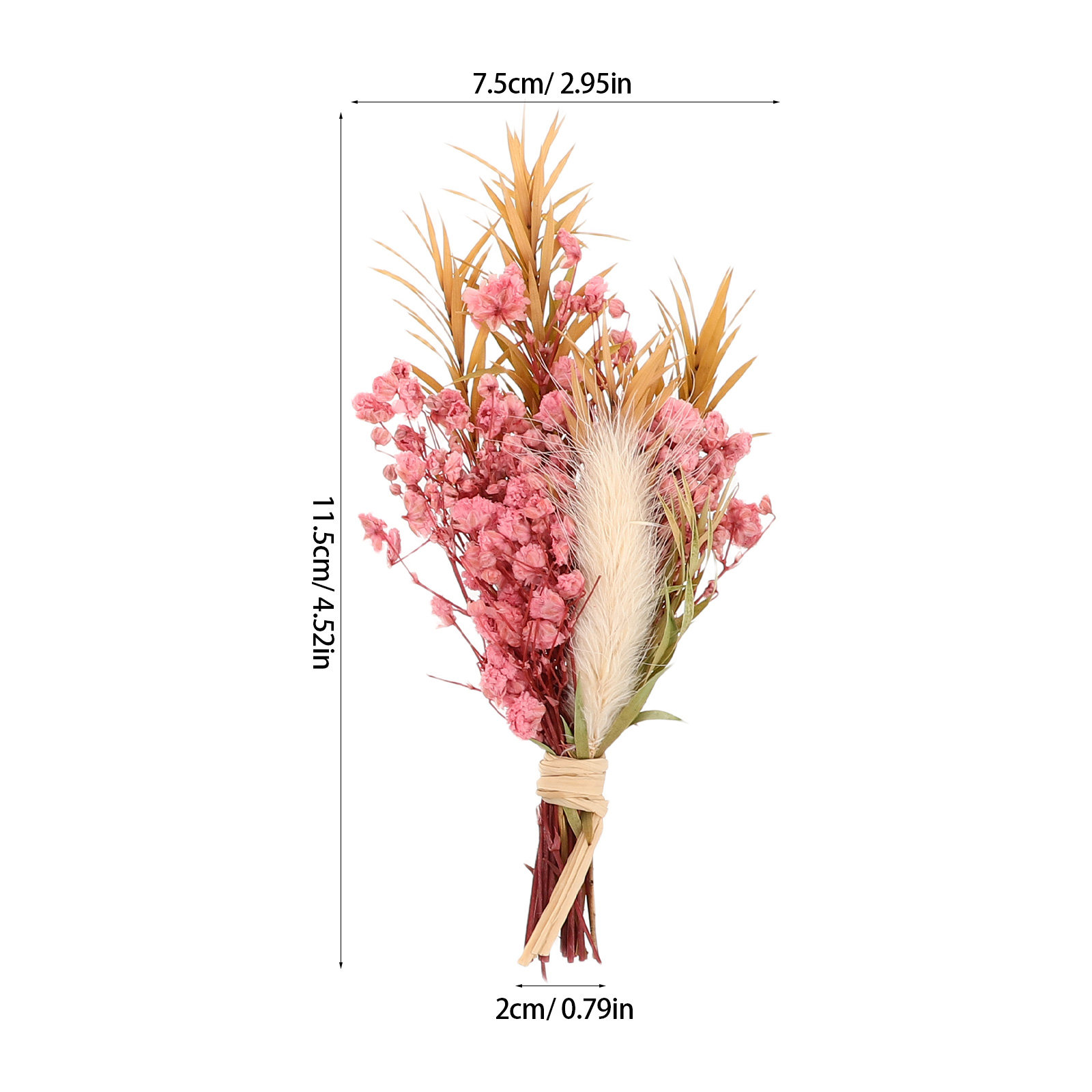 3 szt. Mini Suszone Kwiaty Buk – Dried Flower Bunch recenzja i cena