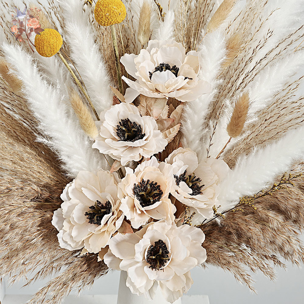 55 szt. Sztuczny Bukiet Kwiató – Dried Flower Bunch recenzja i cena