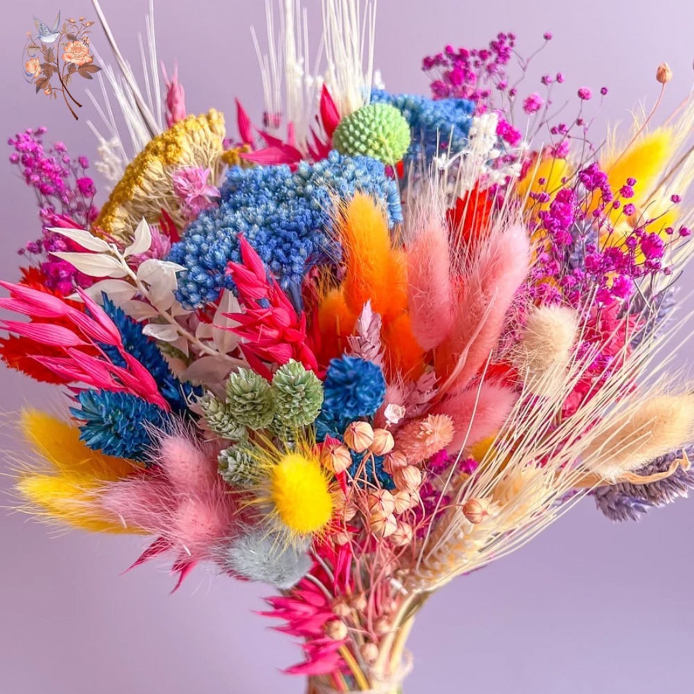Kolorowy Bukiet Ślubny z Suszo – Dried Flower Bunch recenzja i cena