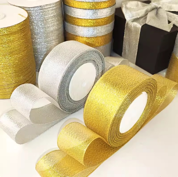 Ręcznie robiona złota i srebrn – Ribbon Organza Roll recenzja i cena