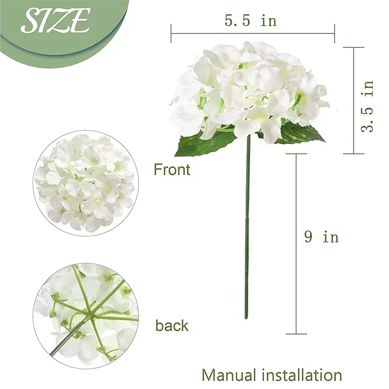 50 szt. Hortensja sztuczne kwi – Florist Supply Bulk recenzja i cena